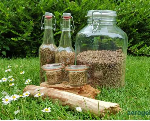 Lignin bioaerogel particles