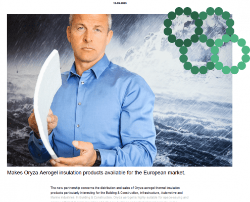 aerogel-it and Beerenberg enter distribution agreement