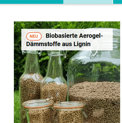 Gebäudeforum Klimaneutral Ligninaerogel