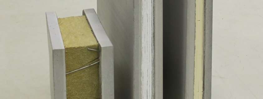 Thin walls with aerogels and carbon concrete