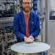 Pilot production of silica biomineral aerogel