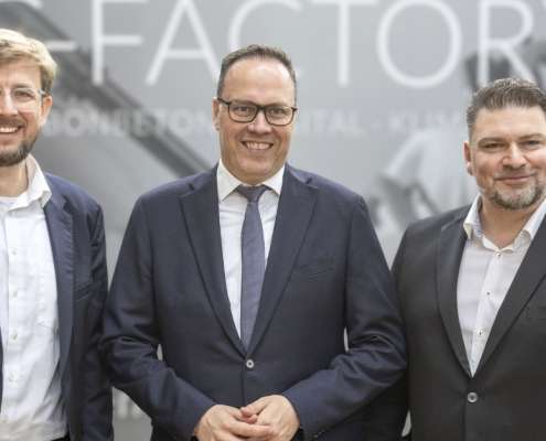 Kahnt & Tietze with Saxonian Minister of State Dirk Panter